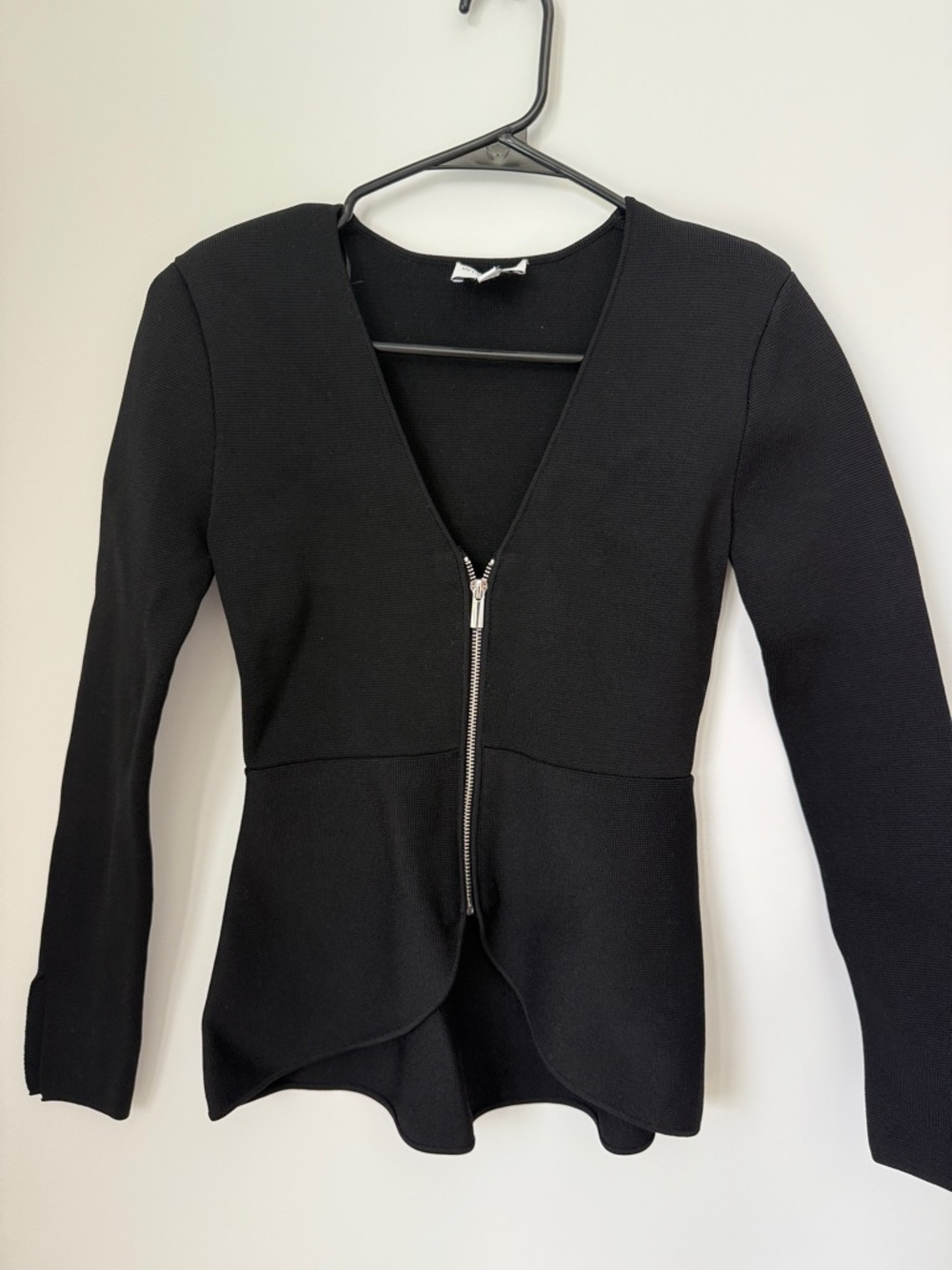 Witchery zip up knit cardigan sweater top - Picture 3 of 6